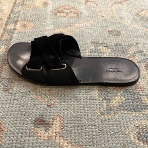 COPY - Rag&Bone black cross velvet sandals - size 38